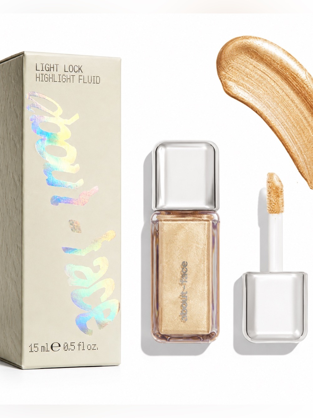 about-face Light Lock Highlight Fluid – in the shade: Shaken Or Stirred – BNIB